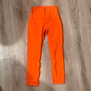 lululemon athletica Kids Bright Orange Leggings